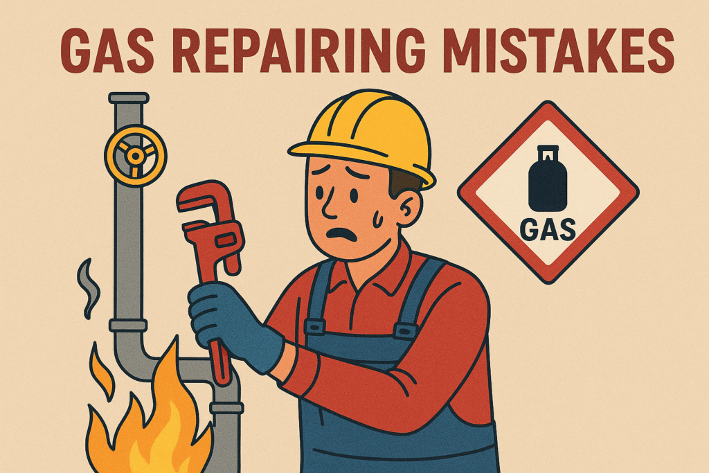 gas repairing mistakes